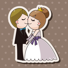 wedding couple theme elements vector,eps