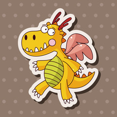 dragon theme elements vector,eps