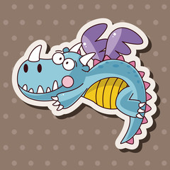 dragon theme elements vector,eps