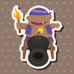 pirate theme elements vector,eps