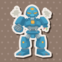 robot theme elements vector,eps