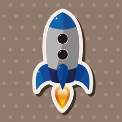 spaceship theme elements vector,eps