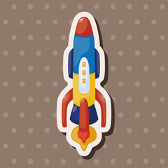 spaceship theme elements vector,eps