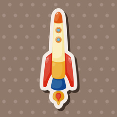 spaceship theme elements vector,eps