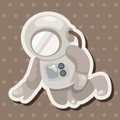 spaceman theme elements vector,eps