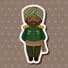 indian people theme elements vector,eps