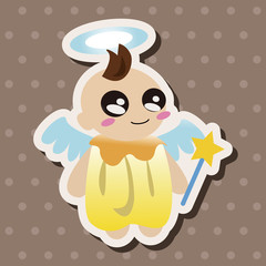 angel theme elements vector,eps