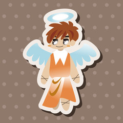 angel theme elements vector,eps