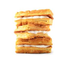 stack of sweet Viennese wafers