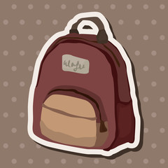 travel bag theme elements