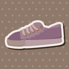 shoe style theme elements vector,eps