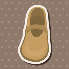 shoe style theme elements vector,eps