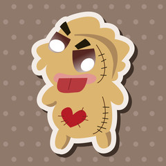 monster cartoon theme elements vector,eps