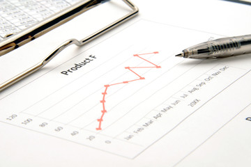 ビジネスイメージ―会議用資料とボールペン