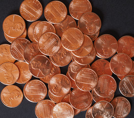 Dollar coins 1 cent wheat penny cent