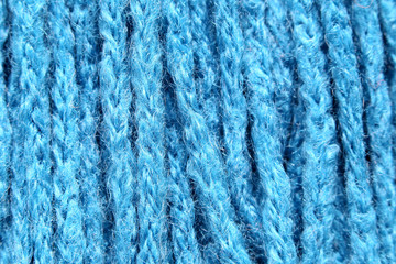 Blue fabric in a macro style.