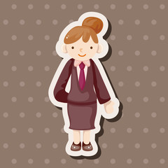waiter theme elements vector,eps