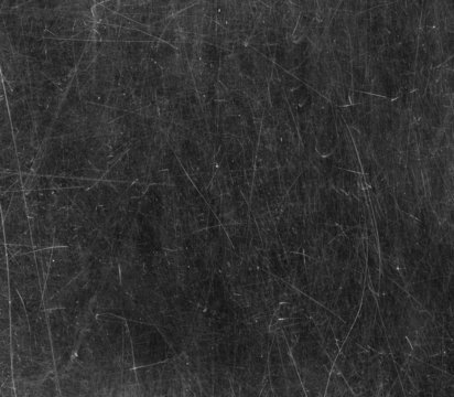 Scratched glass surface. black and white