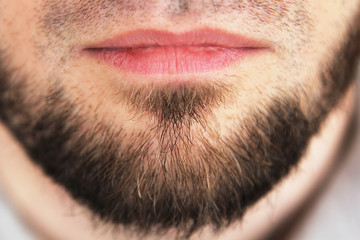 Fototapeta premium Closeup of beard man