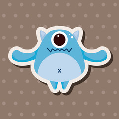 bizarre monster theme elements