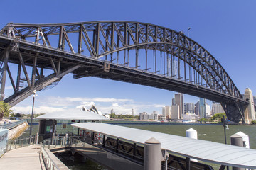 Harbor bridge & Sydney Australia