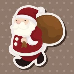 santa claus theme elements