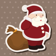 santa claus theme elements