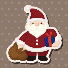 santa claus theme elements