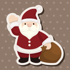 santa claus theme elements