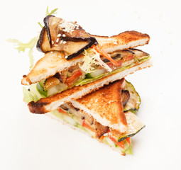 vegetarian sandwiches