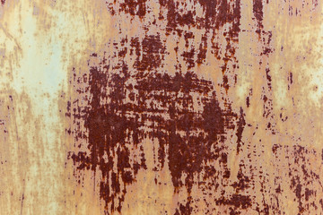 The vintage colored grunge iron textured metal background