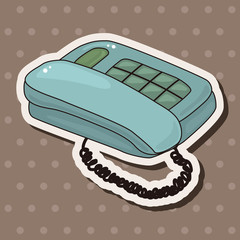 telephone theme elements