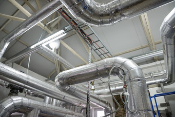 New pipeline on ceiling