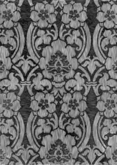 Black and white lace pattern floral background