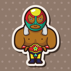 Wrestler theme elements