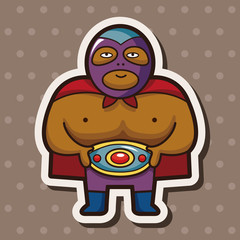 Wrestler theme elements