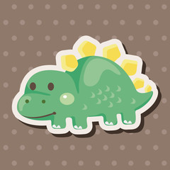 dinosaur cartoon theme elements