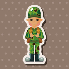 people theme soldier elements