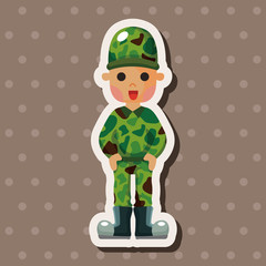 people theme soldier elements