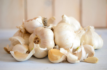 Group of garlic