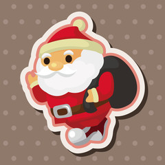 santa claus theme elements