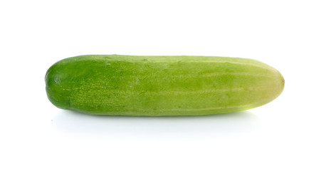 fresh cucumbers isolated on white background