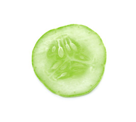 fresh cucumbers isolated on white background