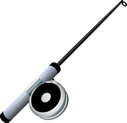 winter fishing rod