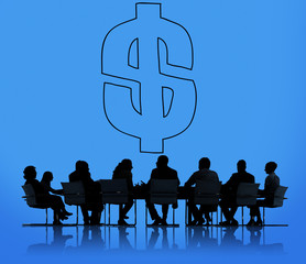 Dollar Sign Money Financial Currency Exchange Concept