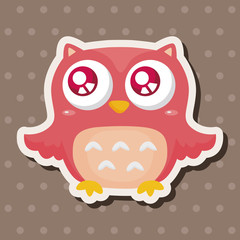 bird cartoon theme elements