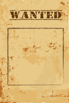 vintage wanted poster