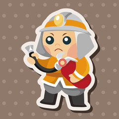 fireman theme elements