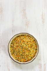 pasta in dish