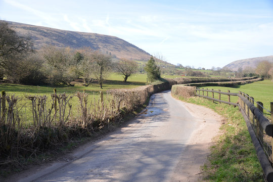 Road Along Vale Of Ewyas